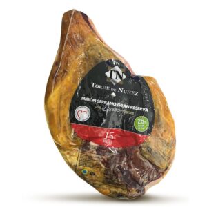 JAMÓN CRUDO CON HUESO - "DUROC GRAN RESERVA" 30 MESES "TORRE DE NUÑEZ
